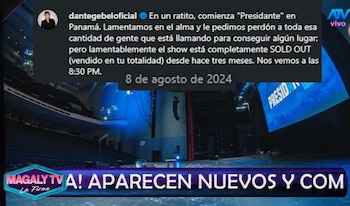 Magaly TV revela quem é Dante Gebel após rumores sobre Milett. Captação: Magaly TV La Firme.