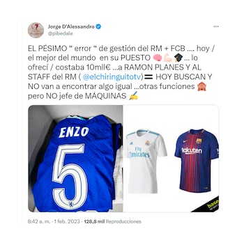 Jorge D'Alessandro - Enzo Fernández