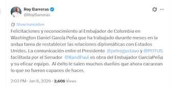 Barreras destacó el papel del