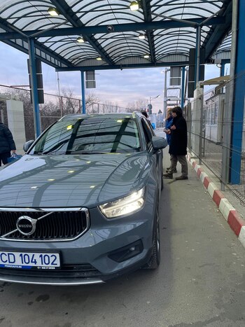 Uno de los automóviles utilizados