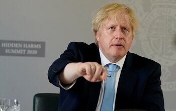 Boris Johnson (Andrew Parsons/10 Downing Street/Handout via REUTERS)