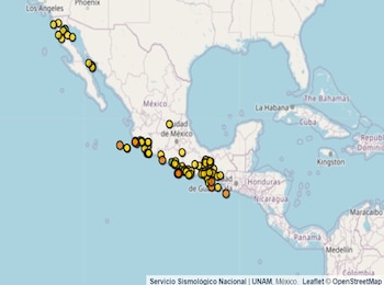 Reporte de Sismo con magnitud