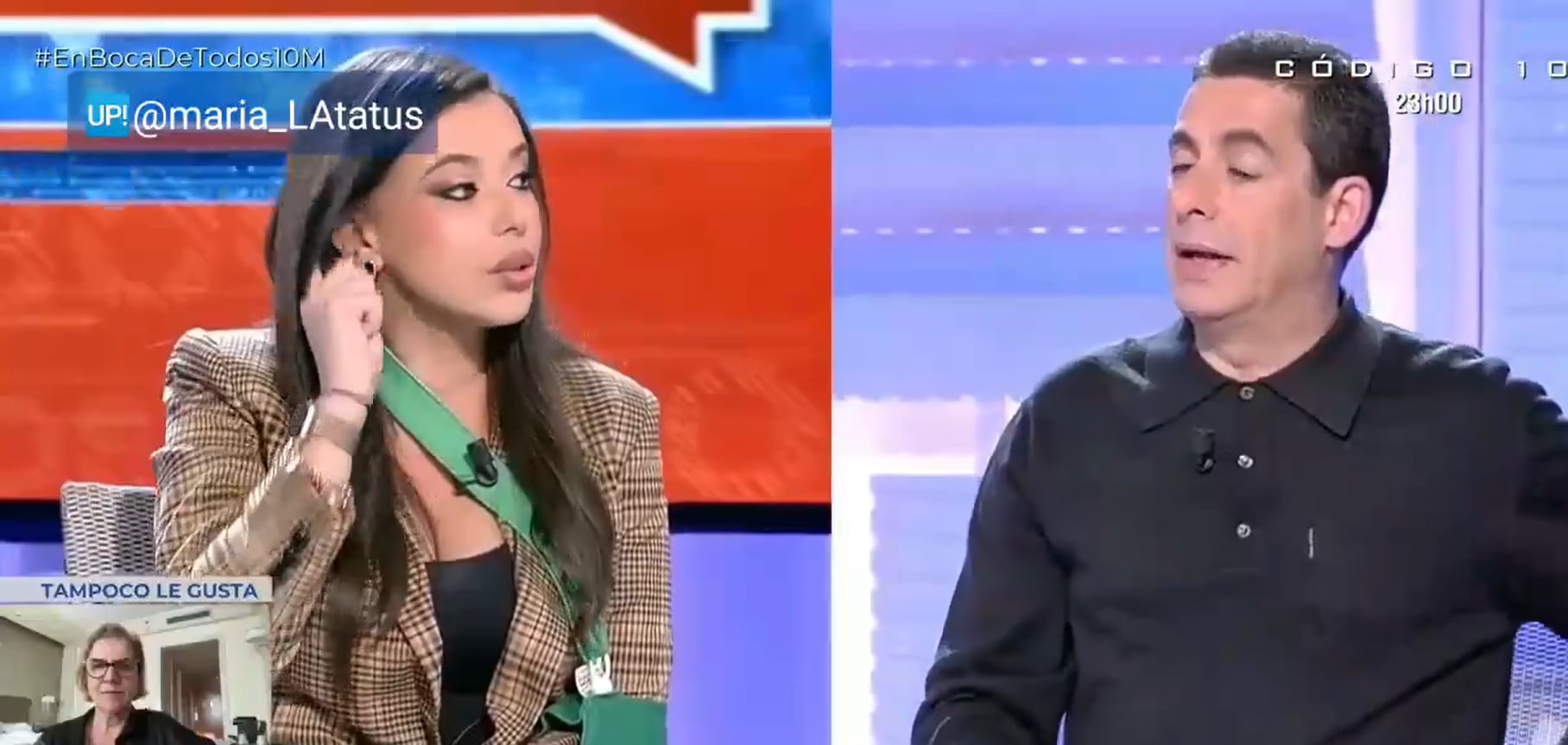 Sarah Santaolalla abandona 'En boca de todos' tras la bronca con Nacho Abad y Antonio Naranjo por su denuncia a Vito Quiles: “No tengo que aguantar más” - Infobae