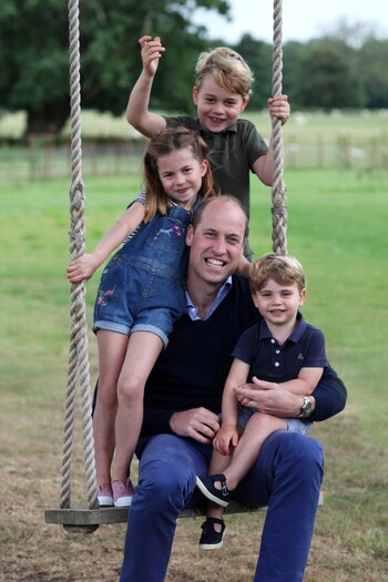 Duques de Cambridge e hijos