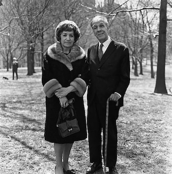 Borges y Elsa Astete Millán, su primera esposa.