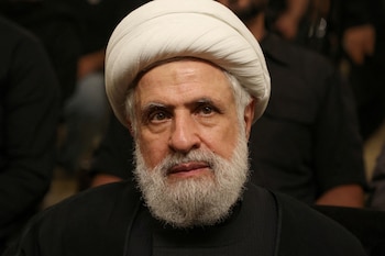 Naim Qassem como nuevo líder del grupo terrorista Hezbollah (REUTERS/Mohamed Azakir/archivo)