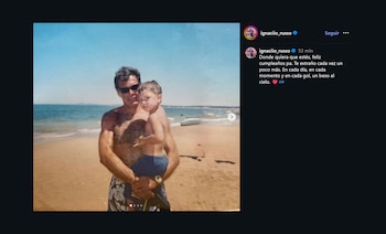 El mensaje de Nacho Russo para su padre Miguel Russo