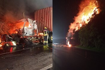 Incendio La Vega - Bogotá.