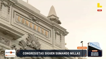 “Millas como cancha”: informe revela viajes de congresistas antes del cierre del Parlamento unicameral. Captura: Latina.