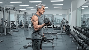 Un entrenador explicó tres ajustes clave para continuar ganando fuerza y masa muscular a partir de los 50 años