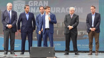 Massa se mostró con Kicillof