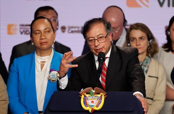 El presidente de Colombia, Gustavo