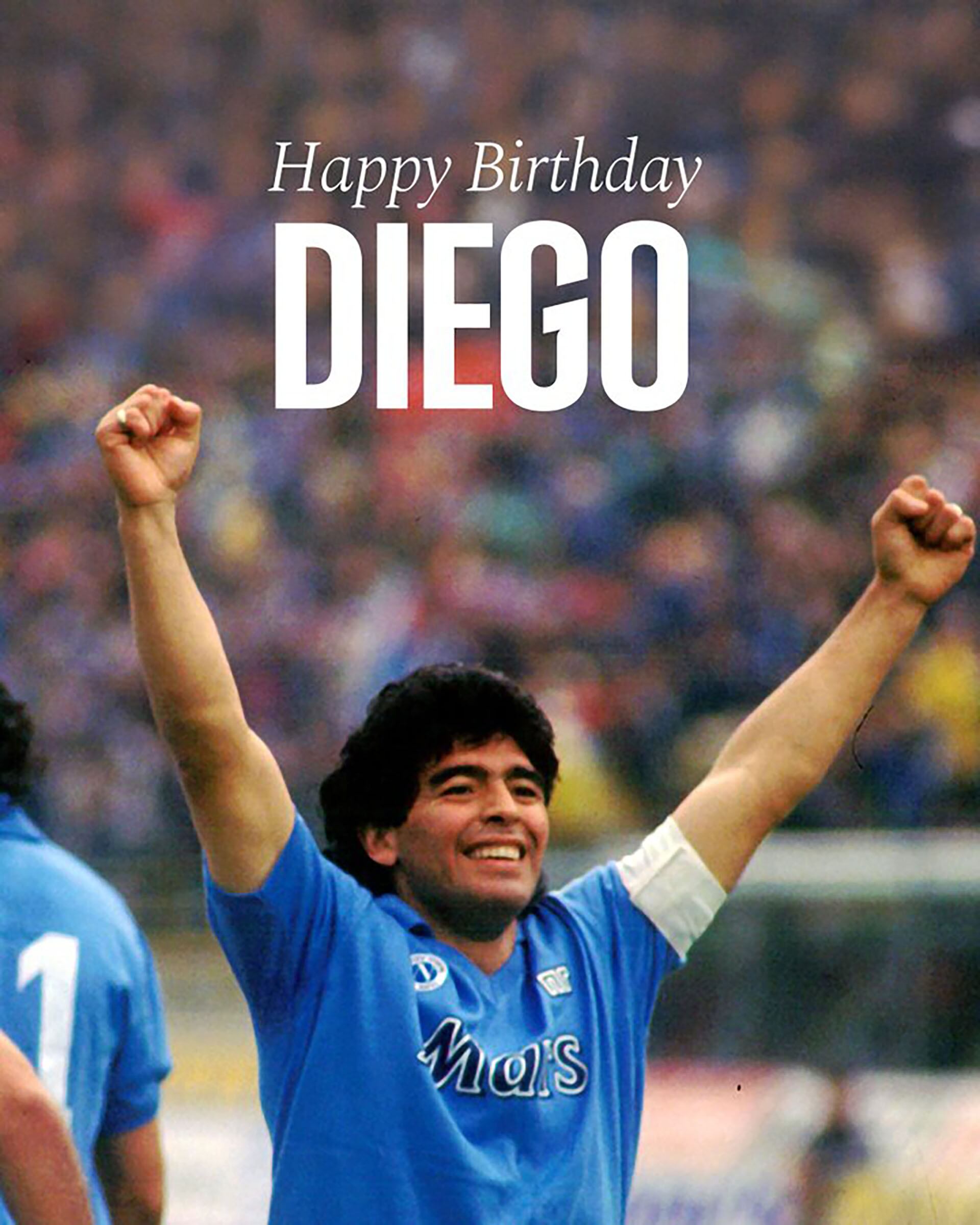 El saludo del Napoli a Maradona (Fuente)