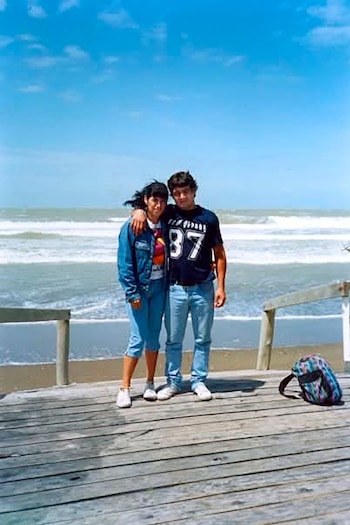 Fabiana y José durante unas