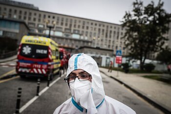 Docenas de ambulancias en las