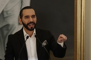 El presidente salvadoreño, Nayib Bukele