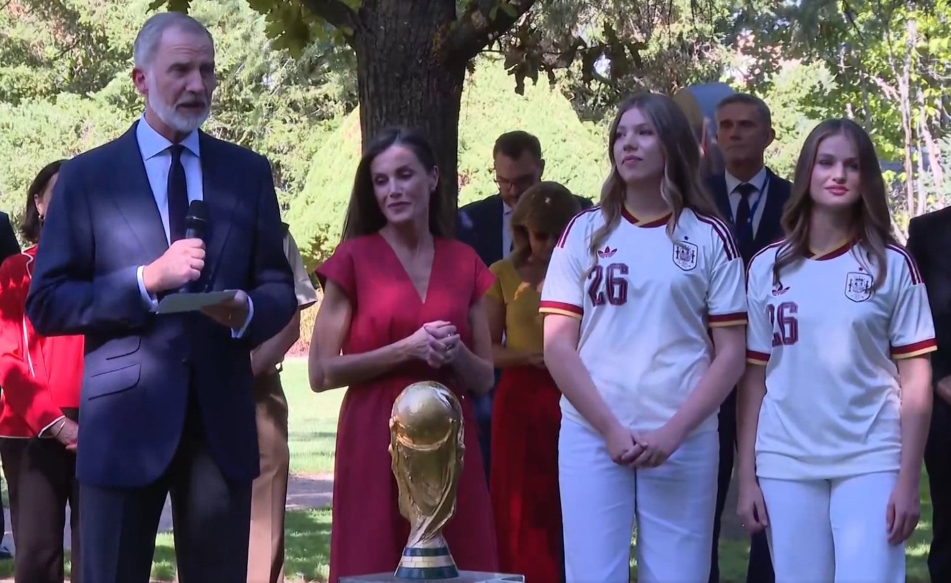 Los Reyes reciben en Zarzuela a los campeones del Mundo: "Sois un conjunto estelar y legendario"