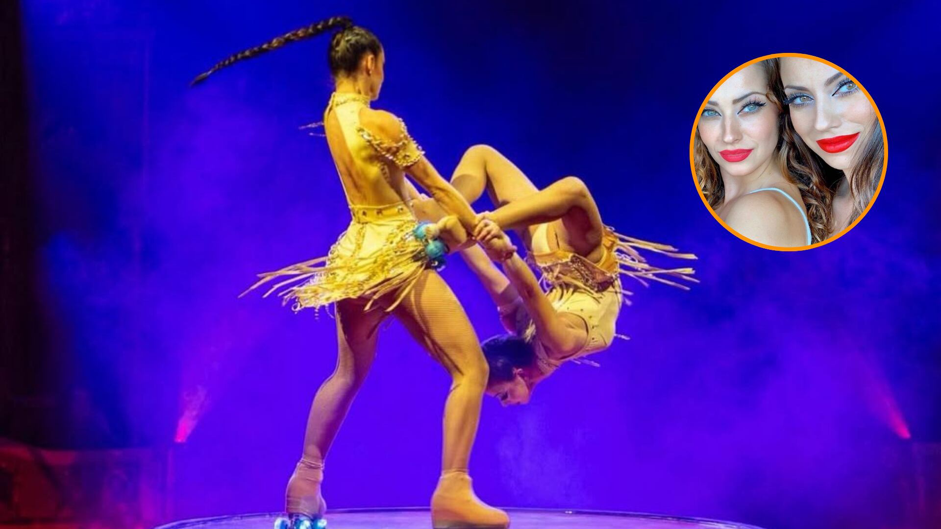 Las hermanas Raluy viven, entrenan y actúan en el mismo circo desde que tienen 3 y 5 años, respectivamente. / Captura de su canal de Instagram