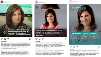 Claudia Cisneros denuncia a medios