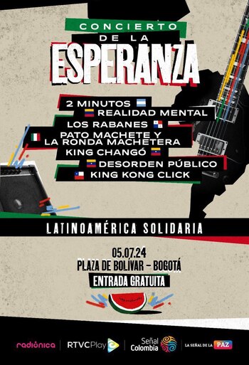 El concierto en favor de