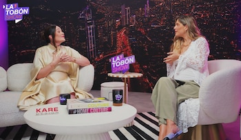 Lina Tejeiro conversó con Laura Tobón en el programa digital La Tobón Show, donde entregó detalles de su embarazo - crédito @latobonshow/Instagram