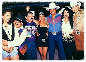 Selena convivió en la grabación