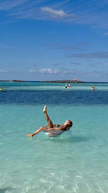 Jimena Barón disfrutó de un