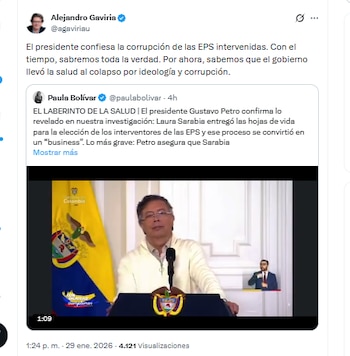 El exministro Alejandro Gaviria se