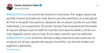 El periodista deportivo resaltó la