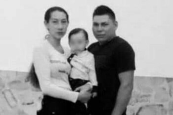 La pareja tenía un bebé