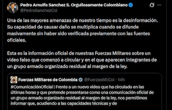 Pedro Sánchez - crédito @PedroSanchezCol/X