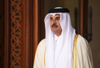 El emir de Qatar Tamim