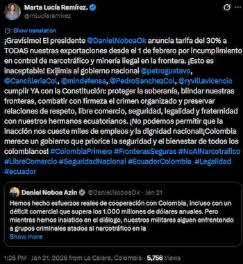 Ramírez instó a las autoridades