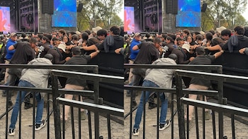 Una barrera cedió en el escenario Plaza, uno de los más concurridos - crédito Infobae Colombia