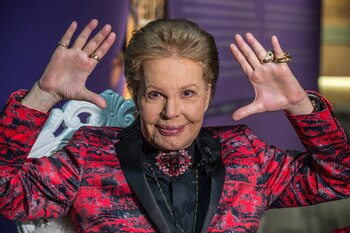 Walter Mercado durante una entrevista