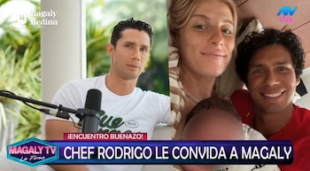 Chef Rodrigo Fernandini sorprende al reconocer a su esposa como clave de su éxito. Captura: Magaly TV La Firme.
