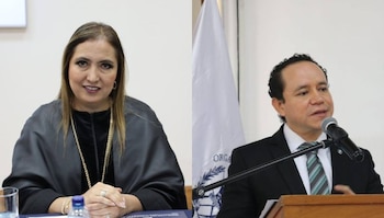 El magistrado Estuardo Adolfo Cárdenas manifestó su voto en contra del comunicado de la Corte Suprema de Justicia, argumentando que quienes ocupan cargos públicos deben estar conscientes de que recibirán ofensas. (Cortesía: Cortes Suprema de Justicia)