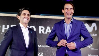 "Ahora, desde Barcelona hasta aquí he podido jugar los torneos que he querido. Espero seguir siguiendo mi calendario planeado", dijo Nadal sobre su estado físico (EFE)