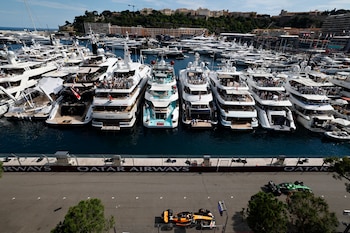 Una posotal del trazado en