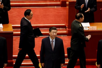 Chen Quanguo, entonces secretario del