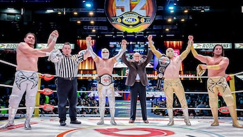Místico y Máscara Dorada frenan el regreso de Los Ángeles Celestiales y retienen los títulos de parejas de ROH
