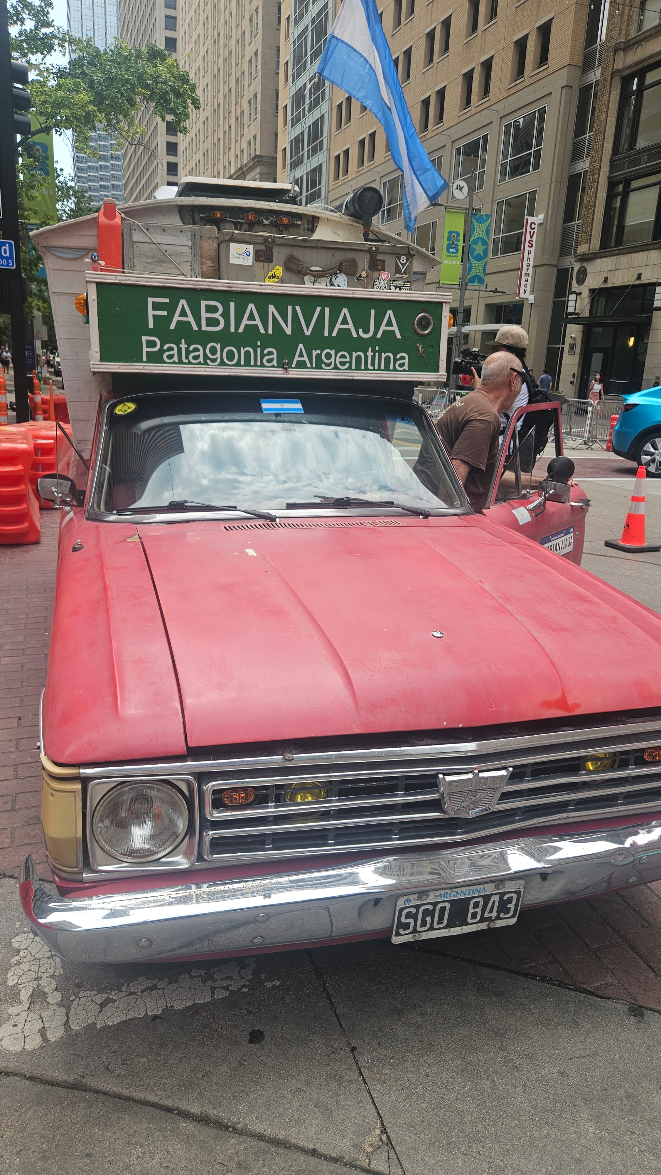 Fabián viajó por todo el continente