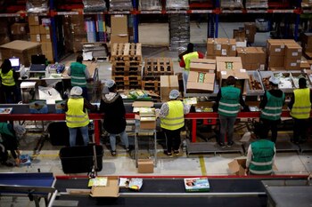 Línea de producción de una