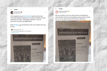 Las reacciones por la escena