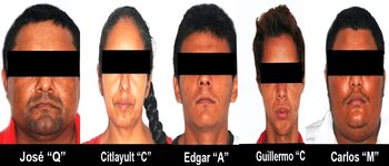 Los detenidos estaban en posesión