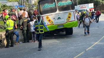 En la imagen, el bus