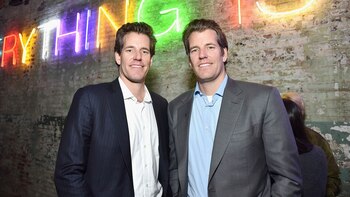 Los gemelos Winklevoss, dueños de