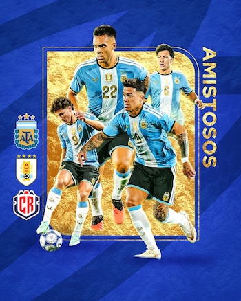 La selección argentina enfrentará a Uruguay y Costa Rica