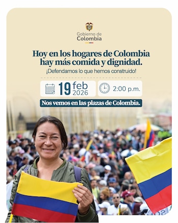 Gobierno nacional invita a los