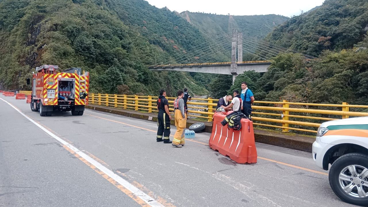 Cierre total de importante túnel de Vía al Llano durante 3 meses, anuncia Coviandina- crédito Cuerpo de Bomberos de Cundinamarca